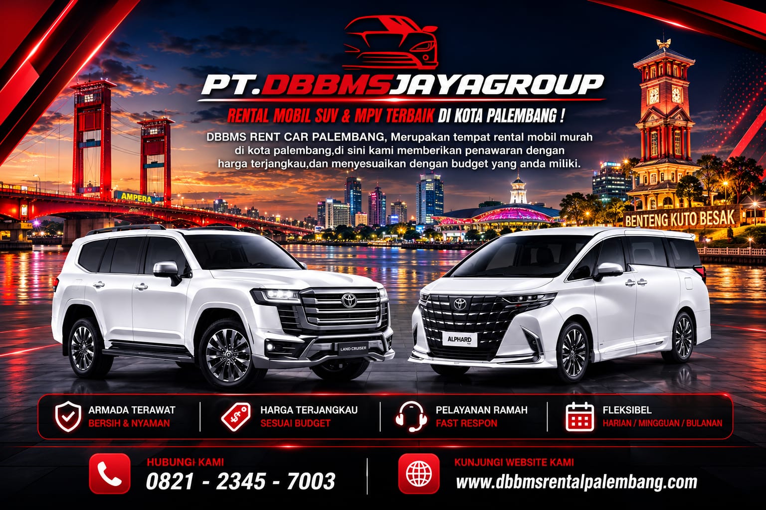Rental Mobil Palembang Murah